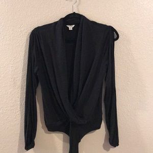 Guess Size Small V neck Body suit
